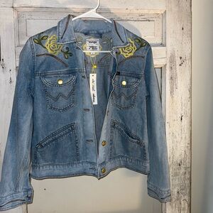 Wrangler x Yellow Rose by Kendra Scott Trucker Jean Jacket
